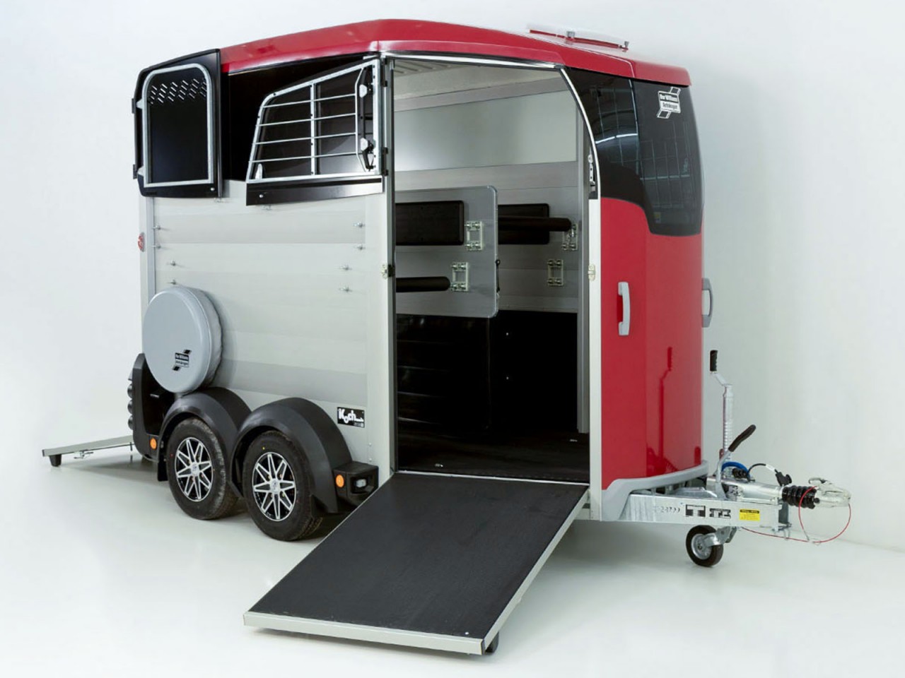 Ifor Williams Pferdeanhänger HBX 506|Frontausstieg|neues Modell|rot-Neu