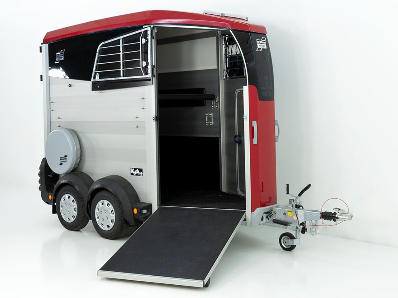 Ifor Williams Pferdeanhänger HBX 403|Frontausstieg|neues Modell|rot-Neu