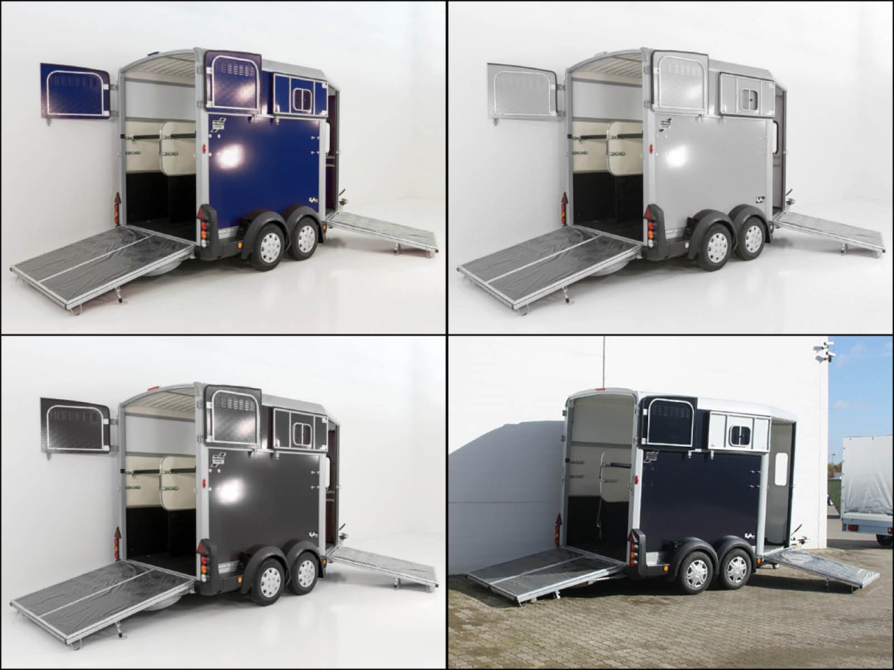Ifor Williams Pferdeanhänger HB511|Heckklappen-Türkombination-Neu