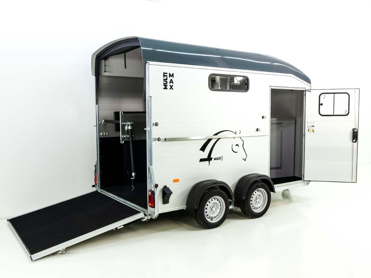Cheval Liberte Pferdeanhänger Multi Max 2 | grau-Neu