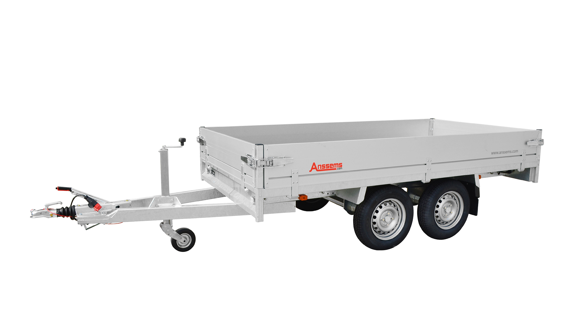 Anssems PKW Anhänger Hochlader Alu PSX 2000 kg, Ladefläche 3,05 x 1,53 m