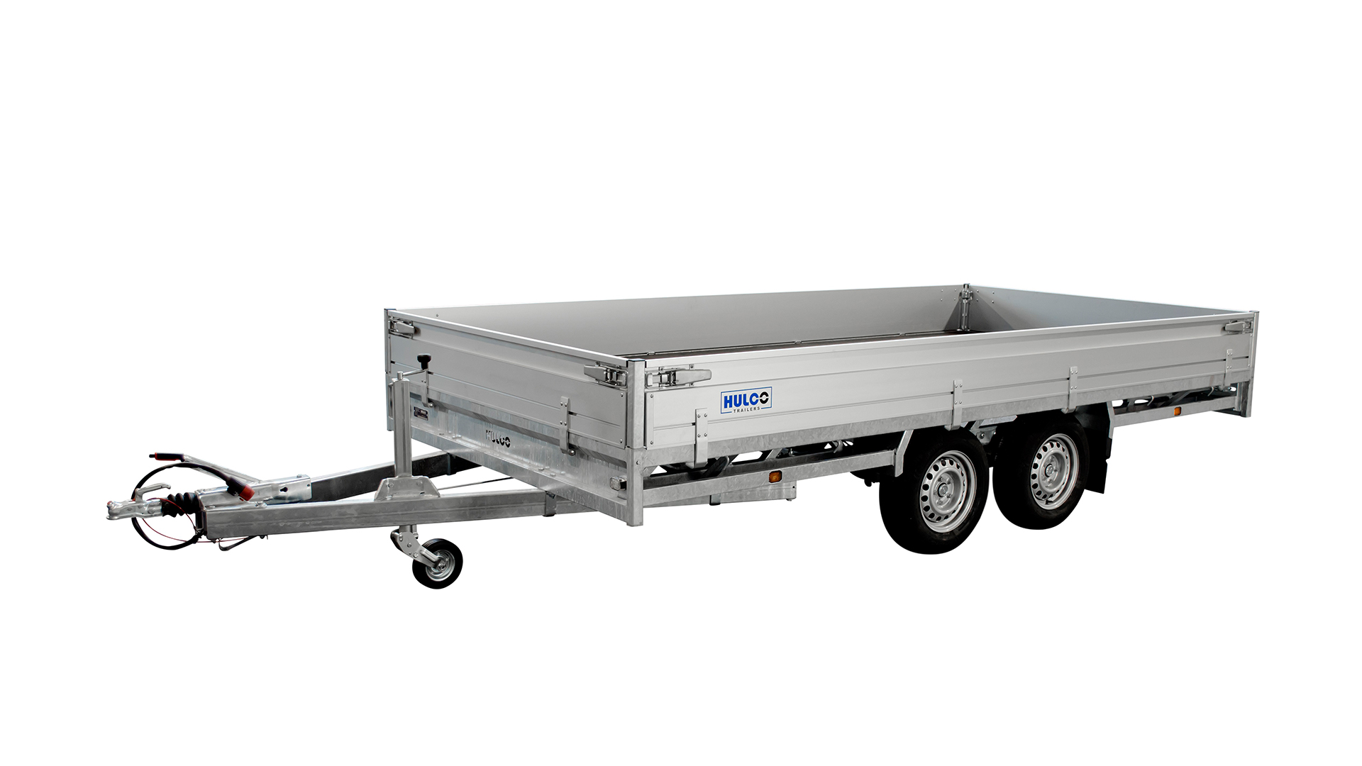 Hulco PKW Anhänger Hochlader Alu MEDAX-2, 3000 kg, Ladefläche 3,35 x 1,83 m