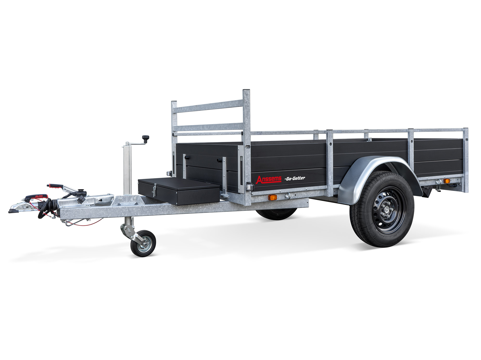 Anssems PKW Anhänger Tieflader Alu BSX Go-Getter 1350 kg, L,51 x 1,30 m